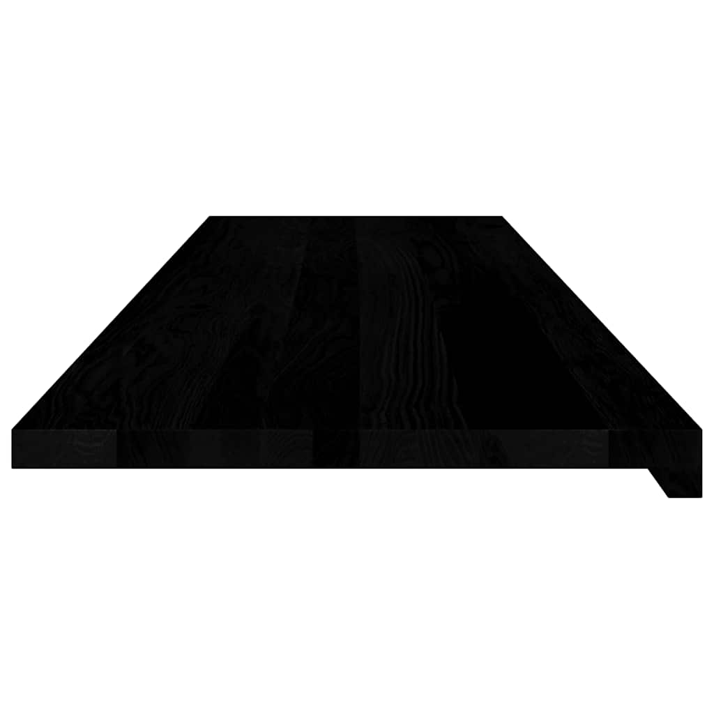 Glafuri 2 buc maro închis 140x40x2 cm lemn masiv de stejar