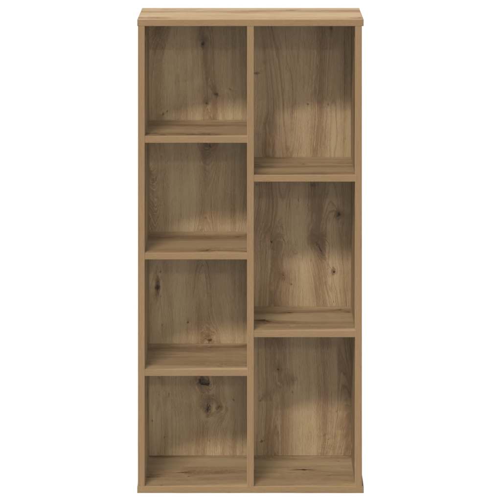 Bibliotecă, stejar artizanal, 50x25x105 cm, lemn prelucrat