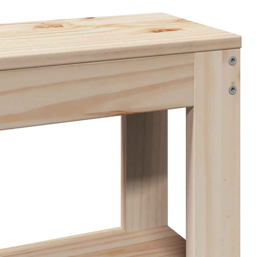 Cadru de pat cu tăblie, 90x190 cm, lemn masiv pin