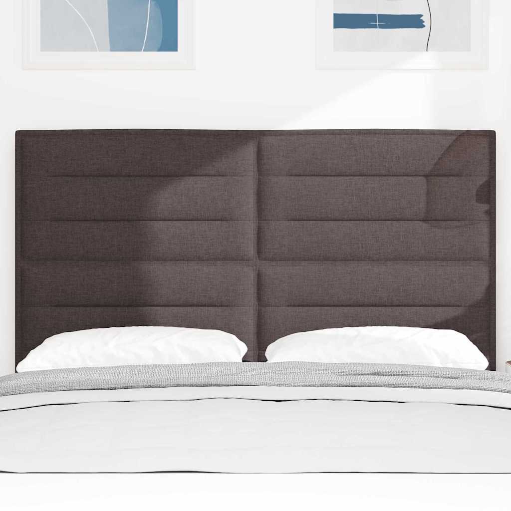 Tăblie LED cu lumini cu bandă LED Maro închis 144 cm Poliester