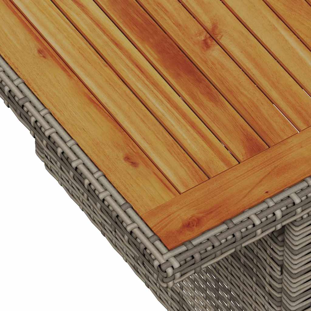 Set de canapele pentru grădină cu pernă 5 pcs Gri și Brown