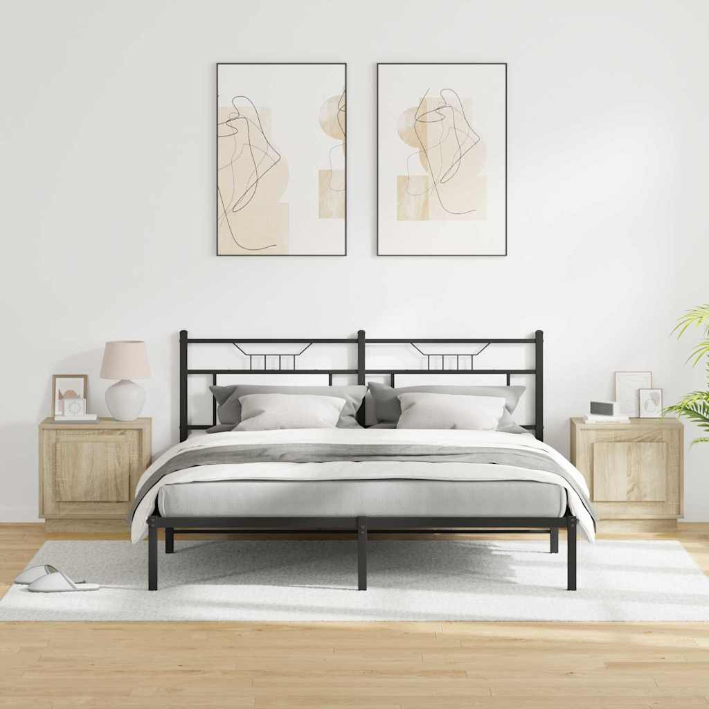 Dulap de noapte 2 pcs Stejar Sonoma 44 x 34,5 x 45 cm