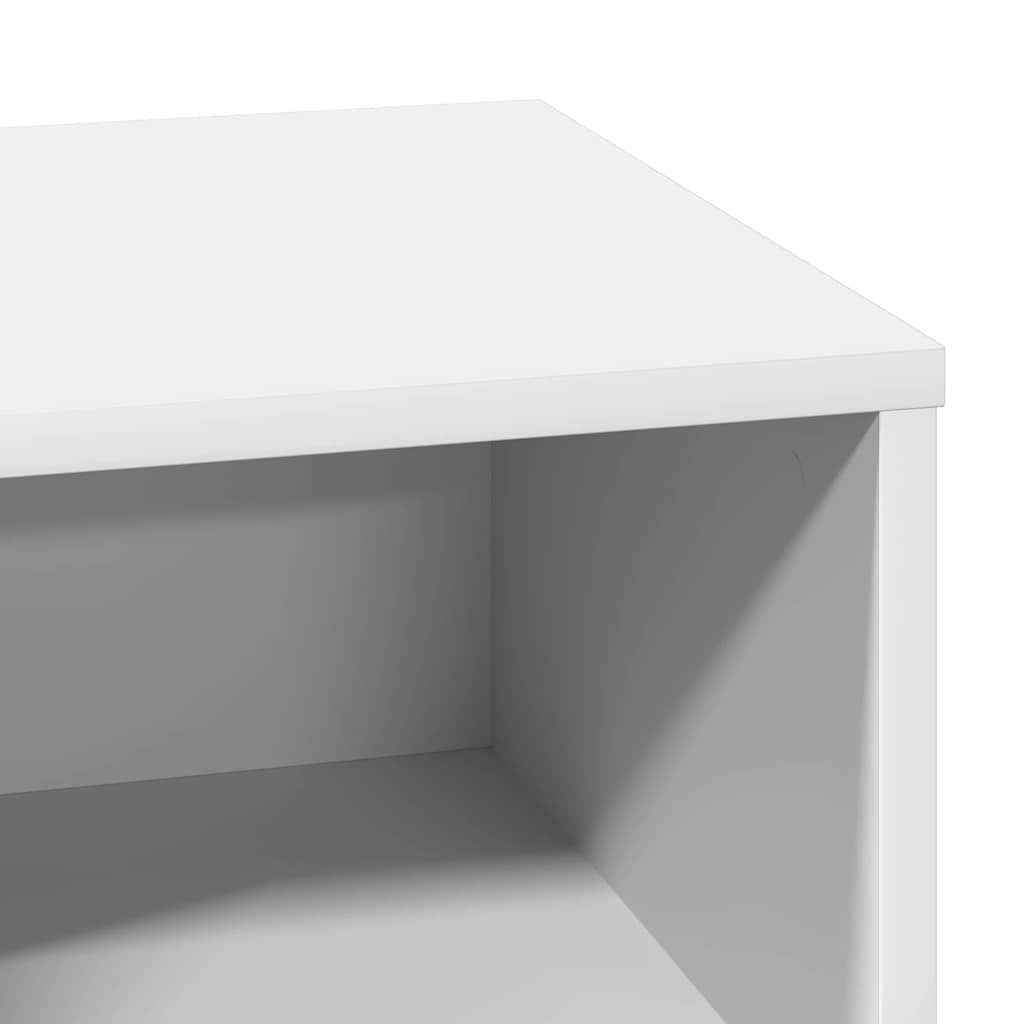 Dulap de noapte 2 pcs Alb 50 x 34,5 x 50 cm Lemn compozit