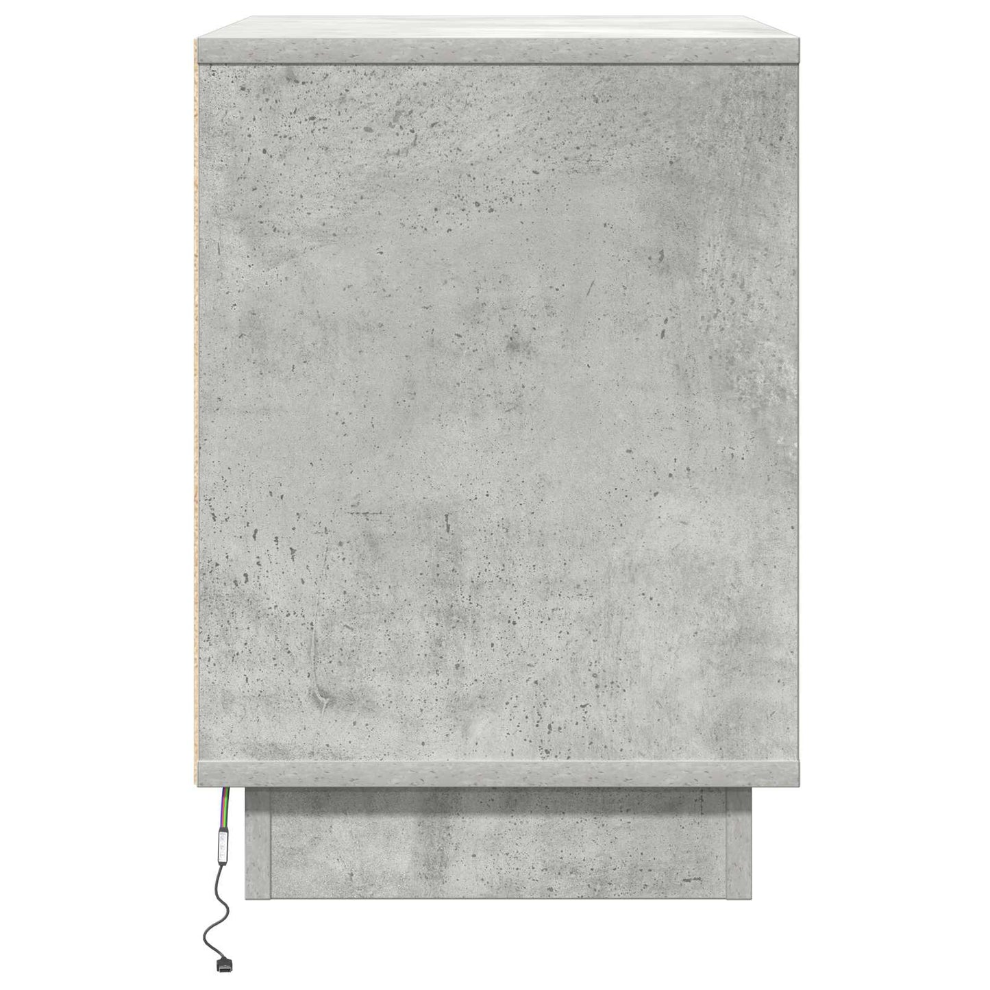 Dulap de noapte Gri din beton 50 x 34,5 x 50 cm Lemn compozit