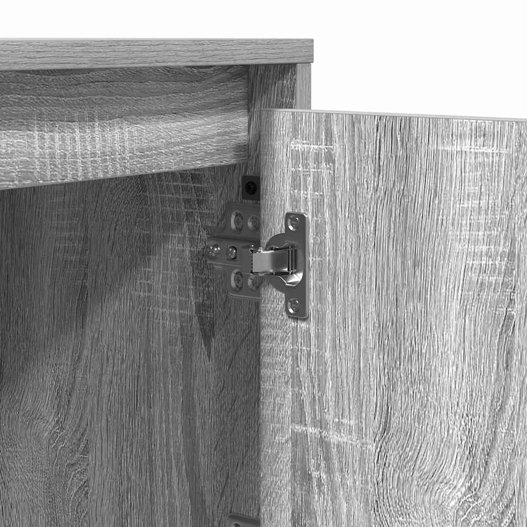 Dulap de noapte Gri 39 x 34,5 x 50 cm Lemn compozit