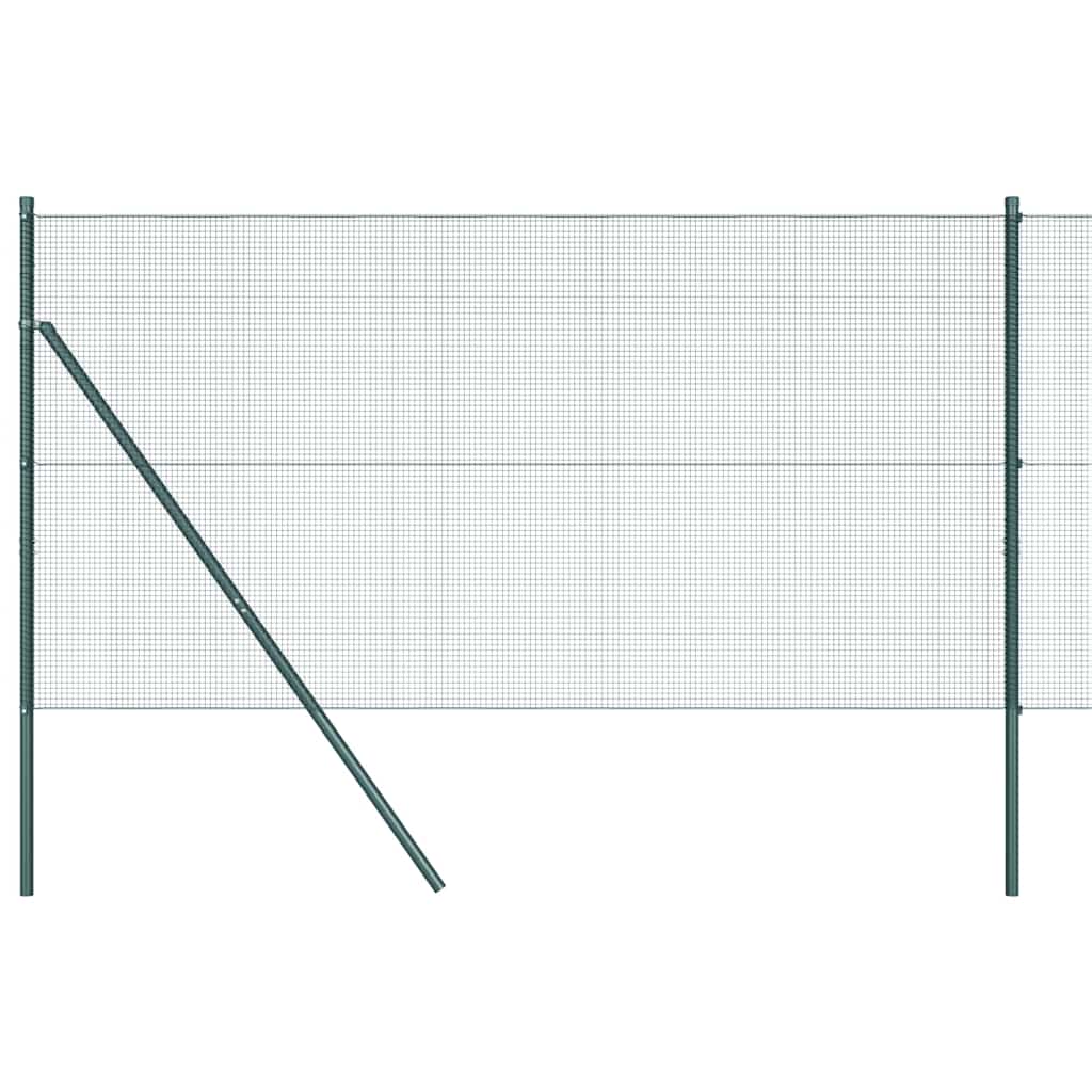 Stâlp de gard. Verde 50 x 1 m (rulou de plasă 12 x 12 mm)