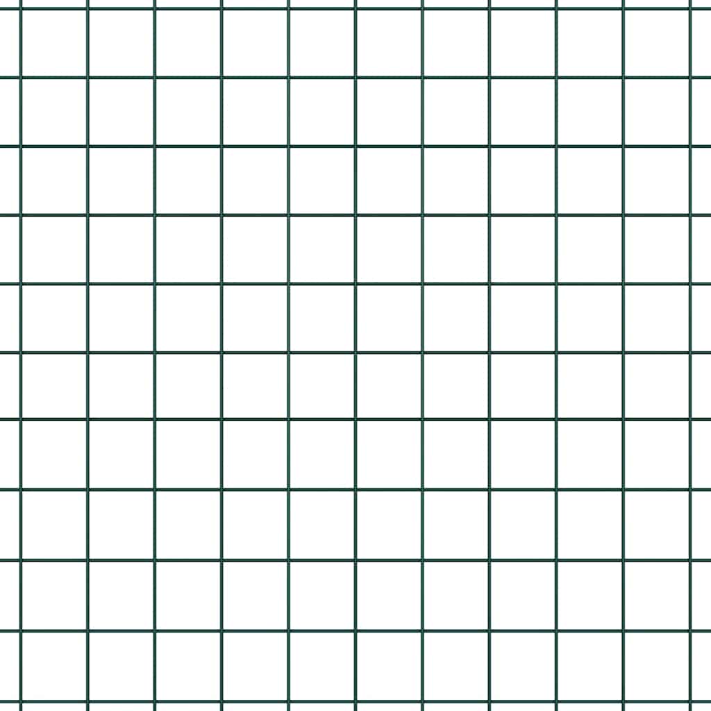 Stâlp de gard. Verde 25 x 1,5 m (plasă de 25 x 25 mm) Oțel