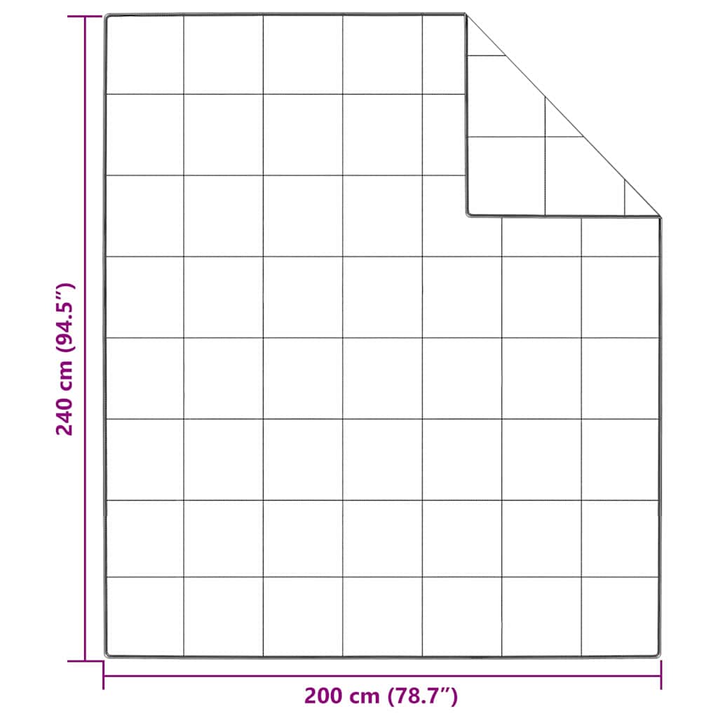 Duvet de iarnă Alb 200 x 240 cm Pene