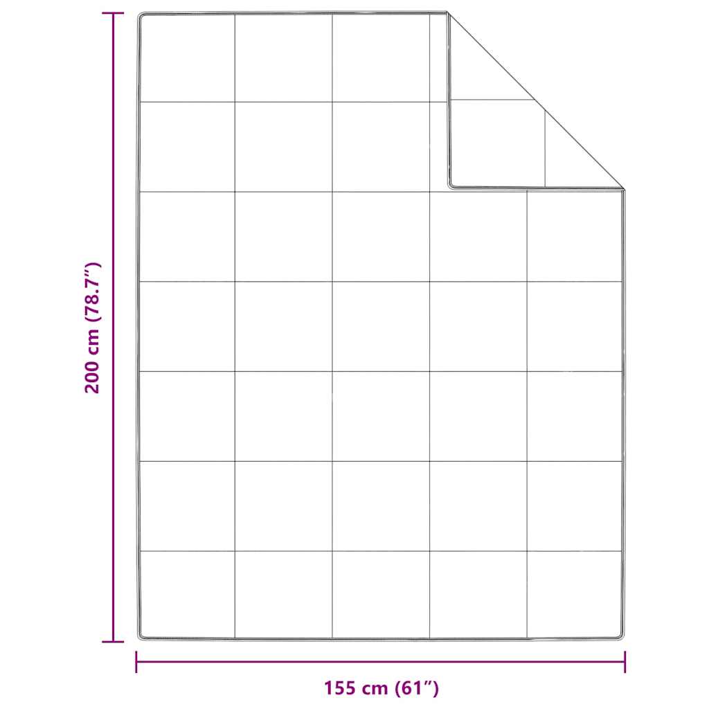 Pilotă de vară Alb 155 x 200 cm Pene
