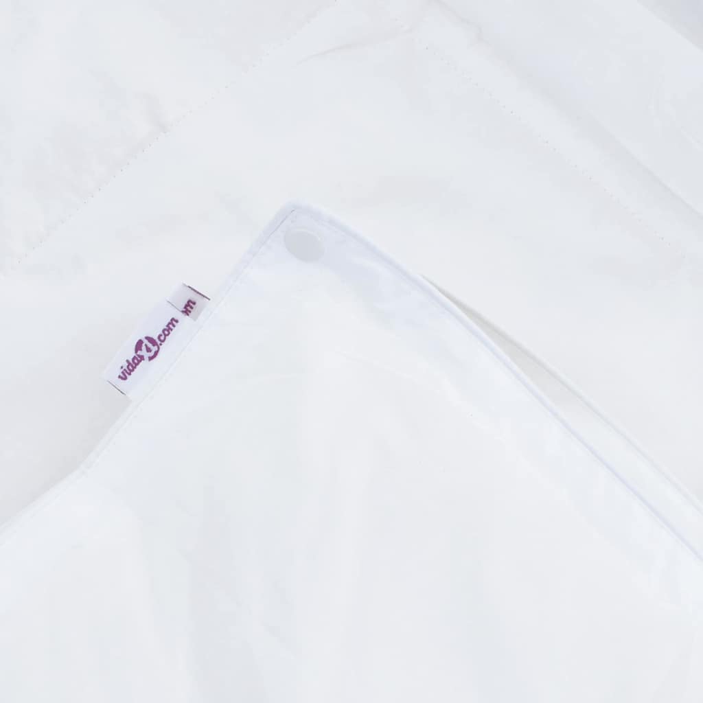 Duvet 2 în 1 Alb 200 x 200 cm Pene