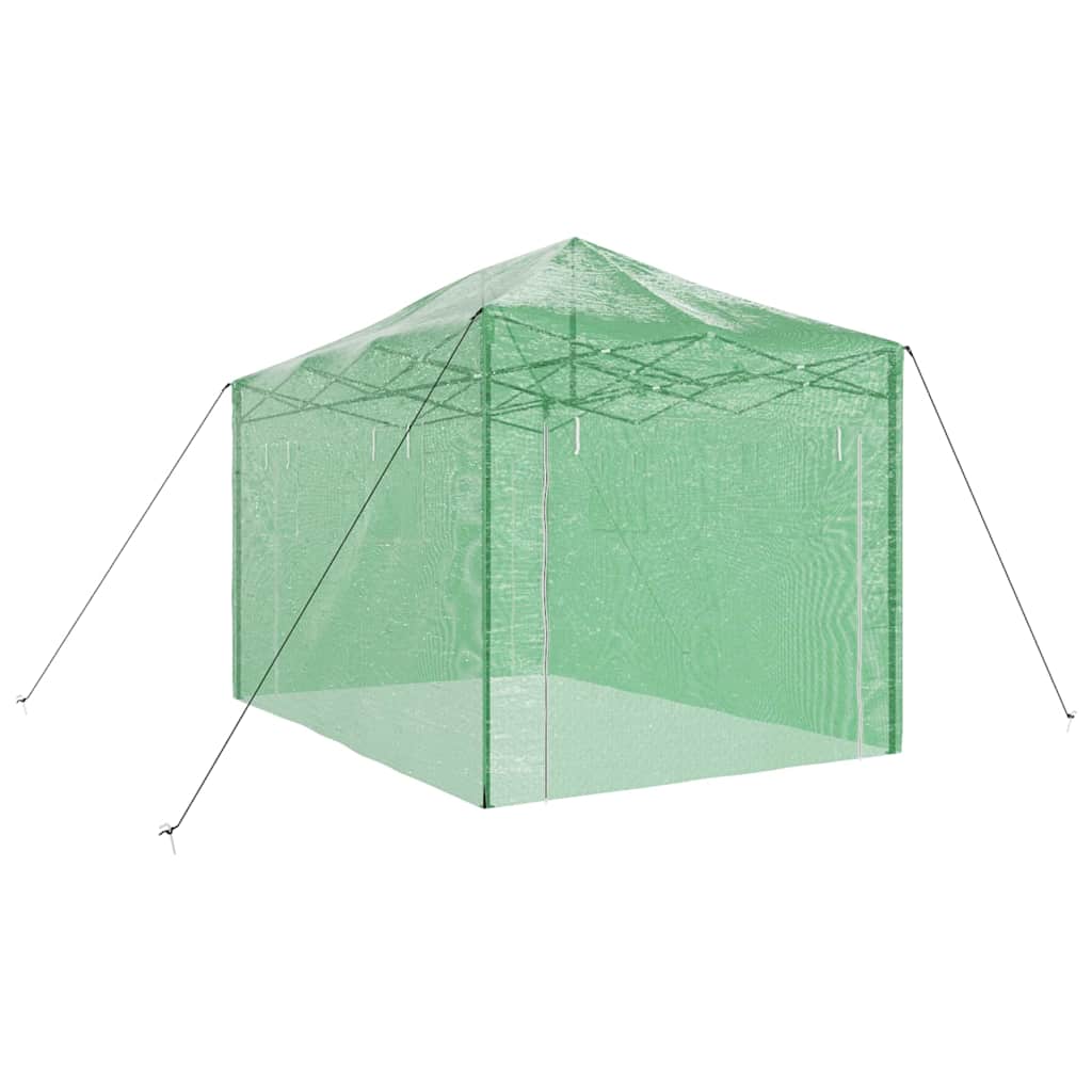 Seră cu cadru pop-up cu acoperiș Verde 280 x 410 x 315 cm Fier