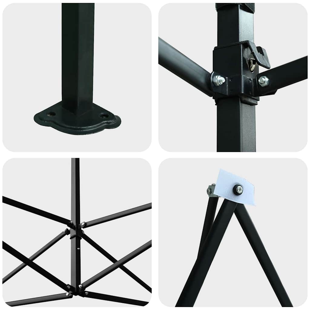 Seră cu cadru pop-up cu acoperiș Verde 290 x 870 x 315 cm Fier