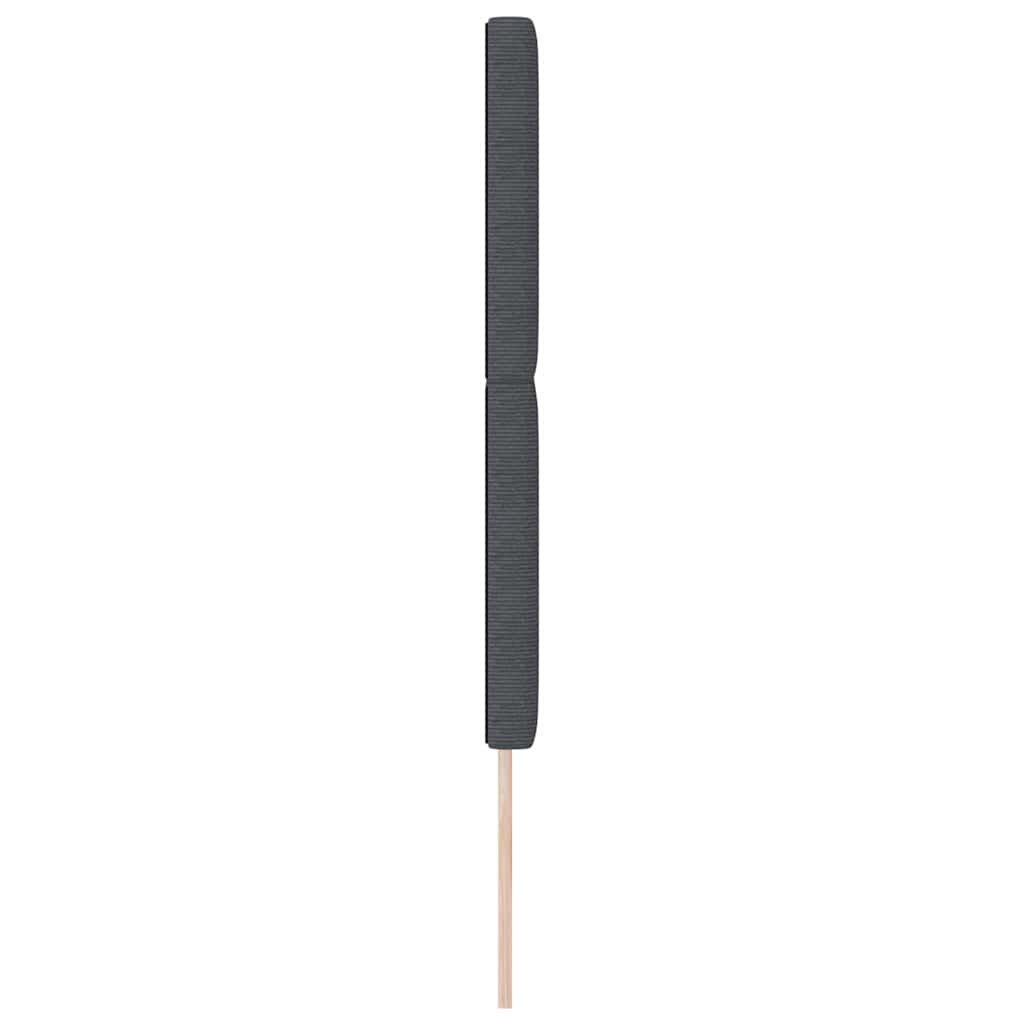 Tăblie cap Gri închis 160 cm Țesătură din corduroy