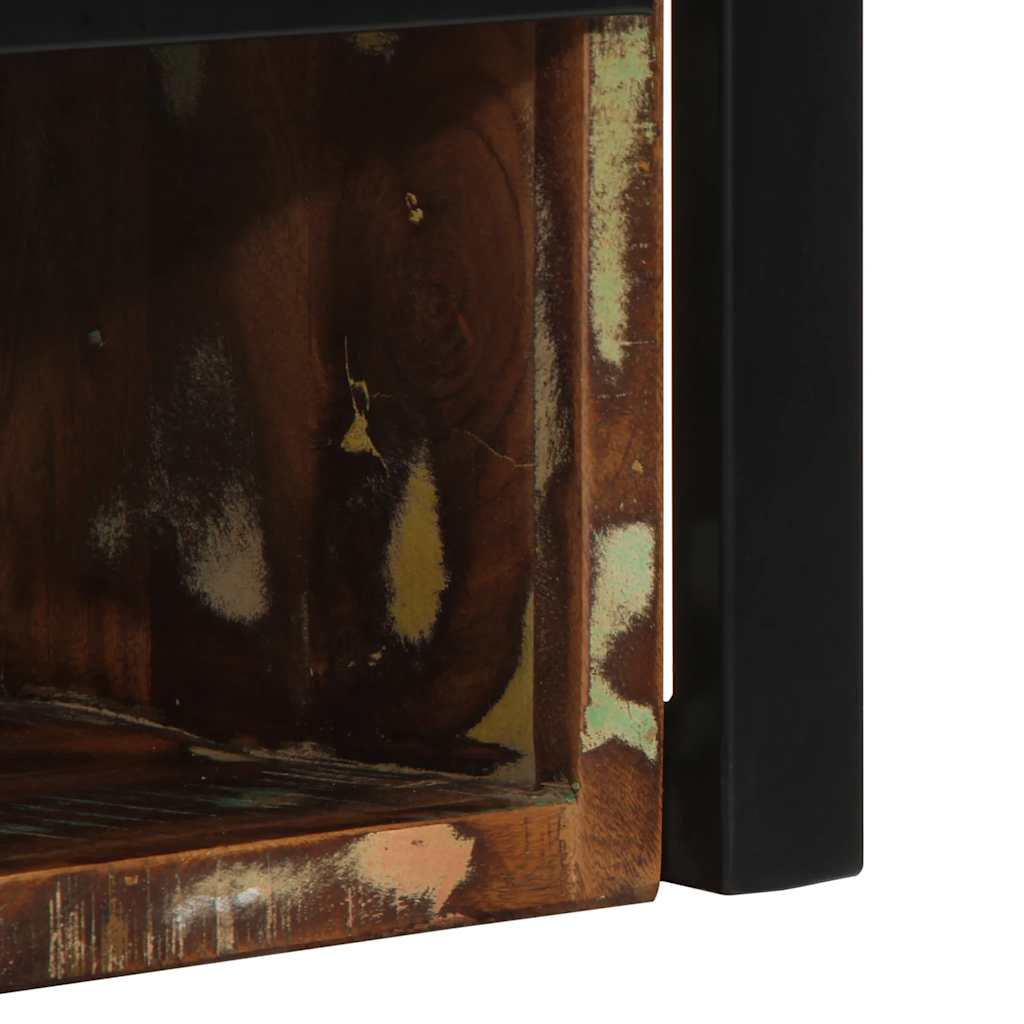 Noptiere 2 buc multicolore 40x35x40 cm lemn masiv recuperat