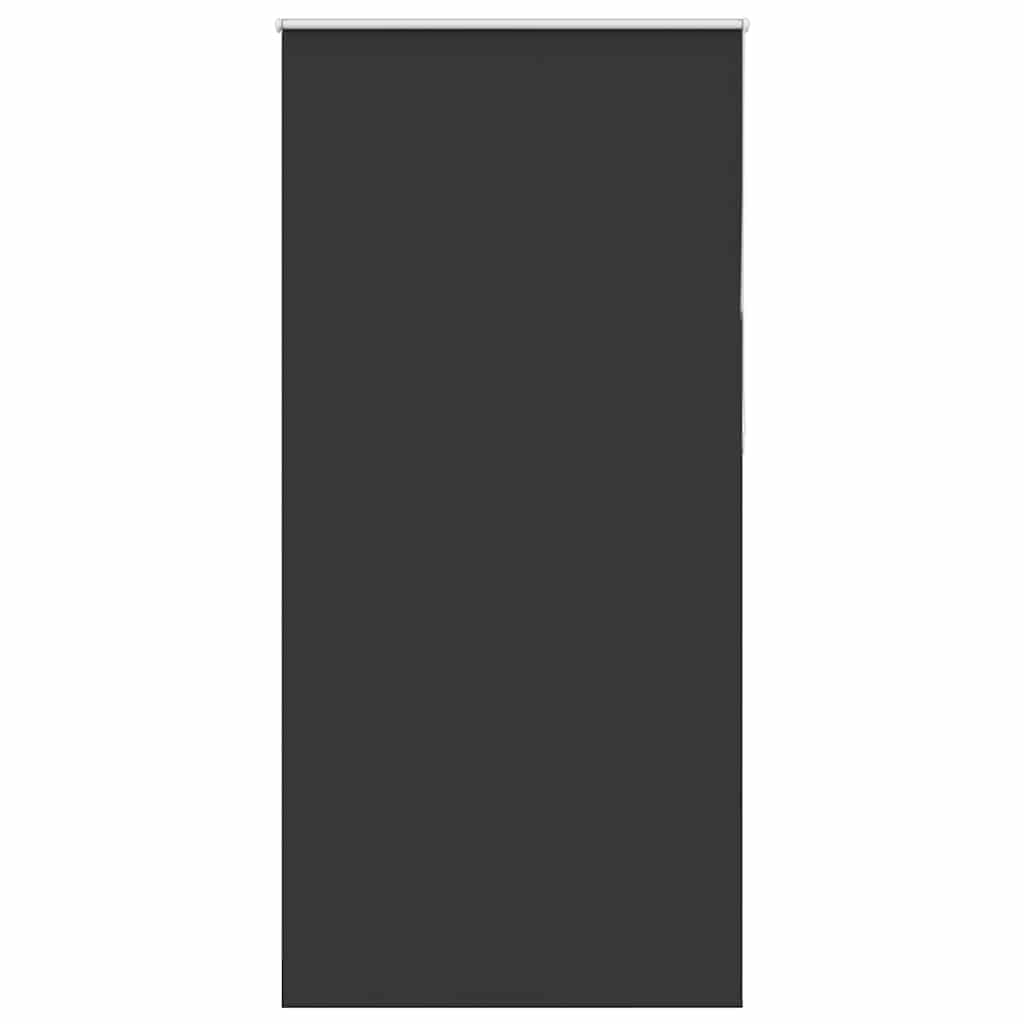 Jaluzea cu role opace negru 115x210 cm Lățime material 110,7 cm