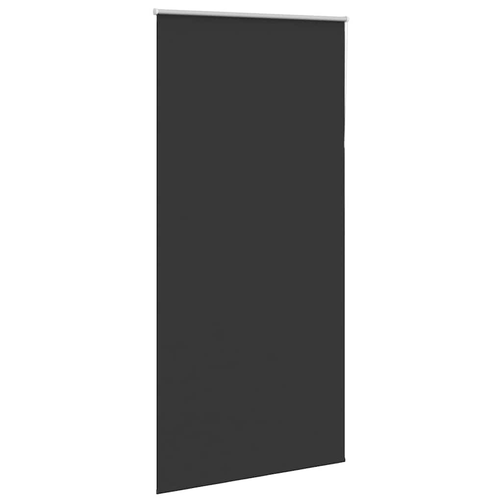 Jaluzea cu role opace negru 115x210 cm Lățime material 110,7 cm