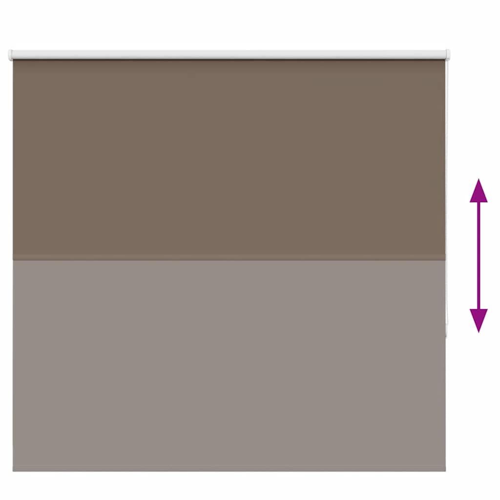 Jaluzea cu role opace cafea 165x130 cm lățime material 161,6 cm