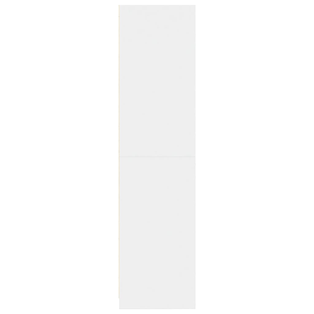 Șifonier, alb, 50x50x200 cm, lemn prelucrat