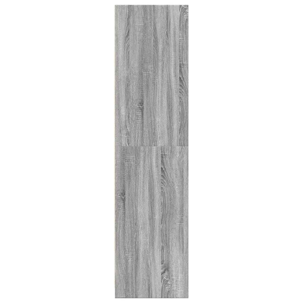 Șifonier, gri sonoma, 80x50x200 cm, lemn prelucrat