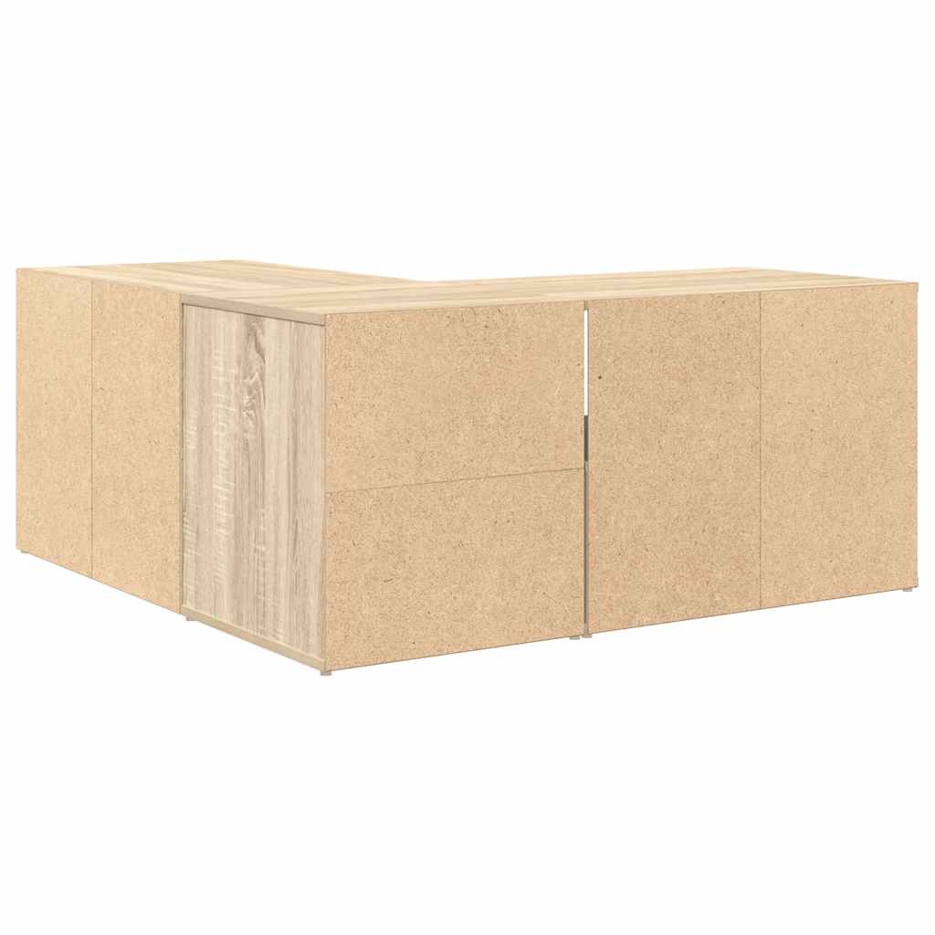 Dulap de colț, stejar sonoma, 160x40x45 cm, lemn prelucrat