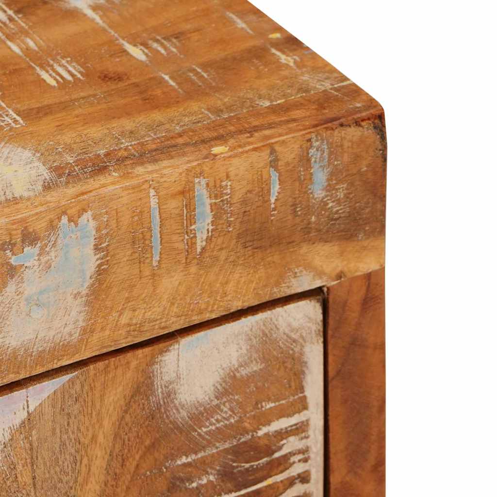 Noptieră 2 pcs Maro 35 x 33 x 48 cm Lemn Solid Recuperat