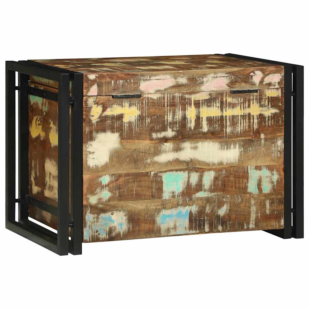 Cutie de depozitare 60 x 40 x 41 cm lemn recuperat