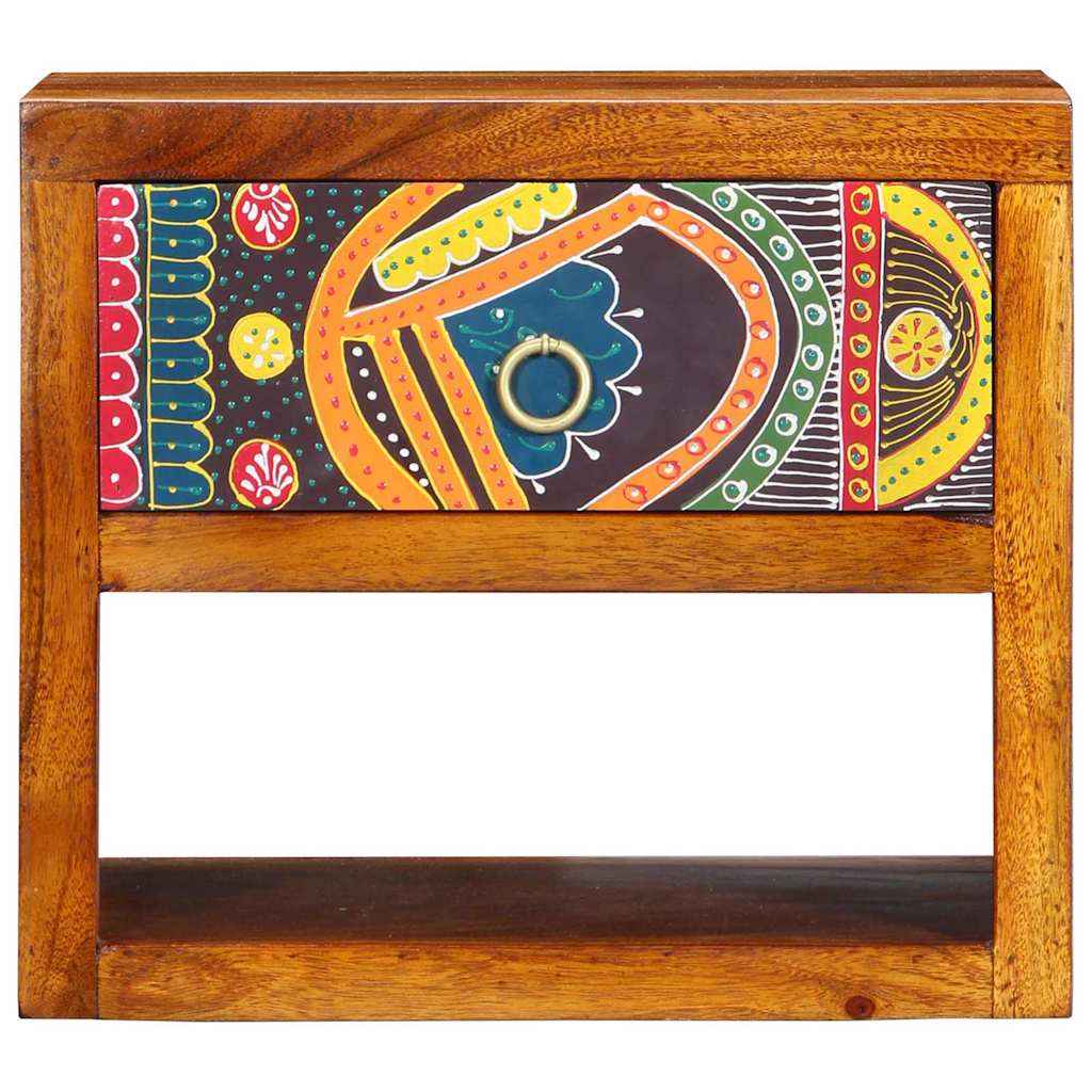 Dulap de noapte 2 pcs Maro 40 x 35 x 35 cm Lemn Solid de Acacia