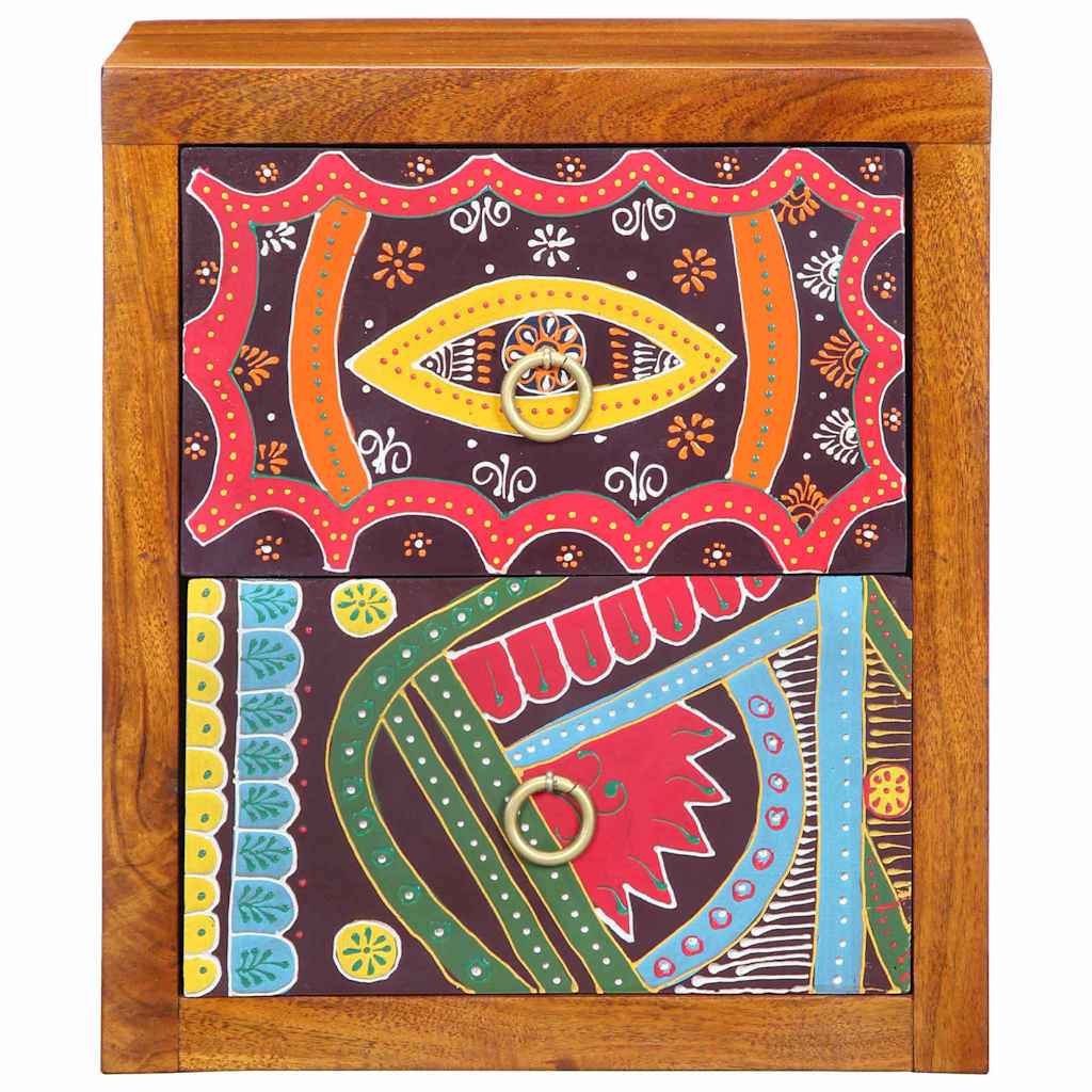 Dulap de noapte Maro 35 x 30 x 40 cm Lemn Solid de Acacia