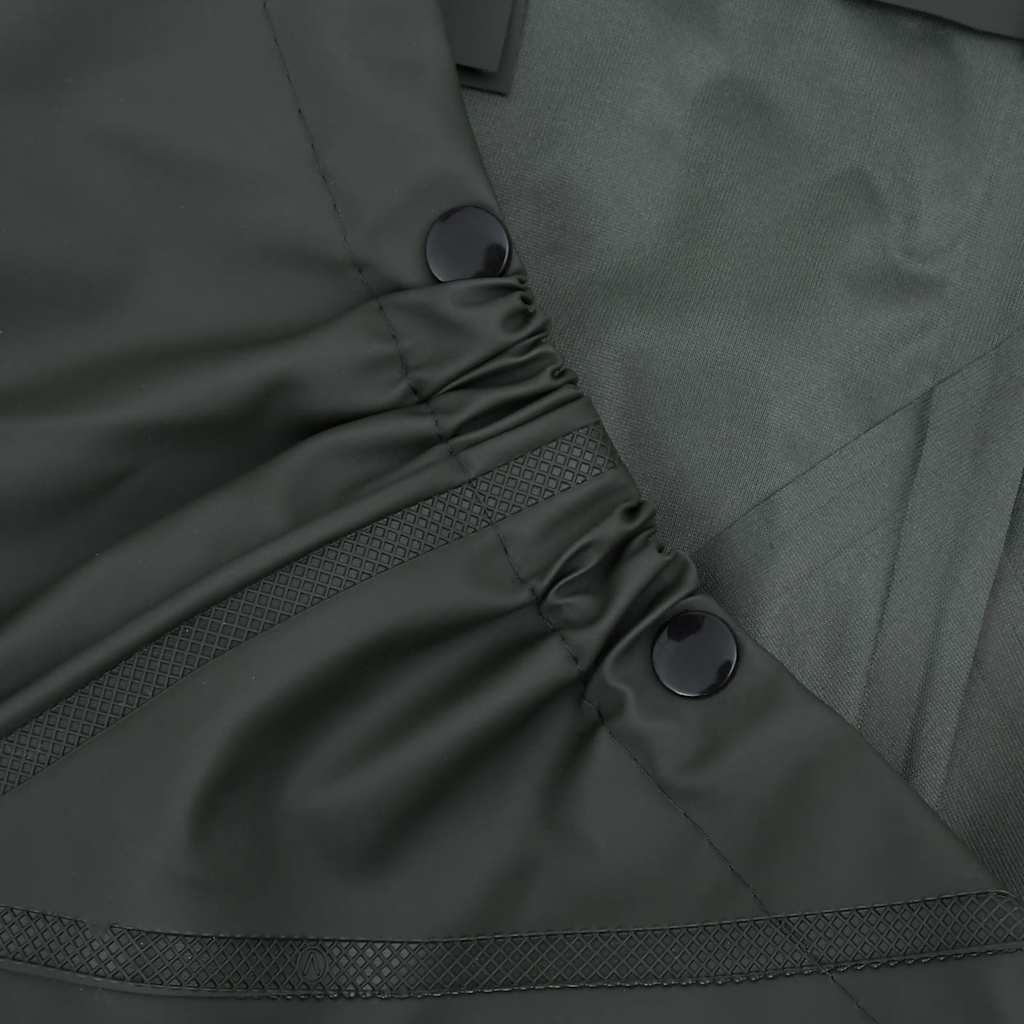 Salopetă cu pieptar și cizme, verde închis, mărimea 38