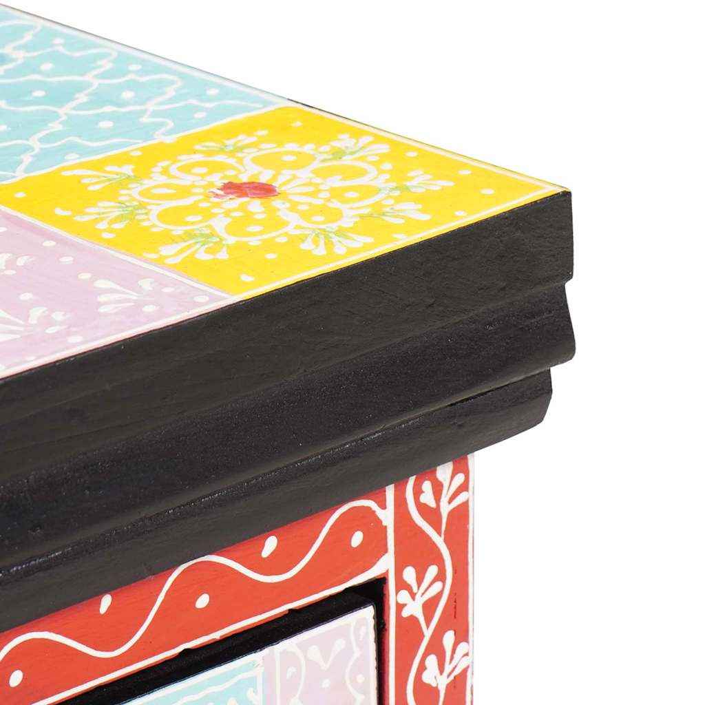 Dulap de noapte cu sertar 2 pcs Multicolour 40 x 30 x 28 cm