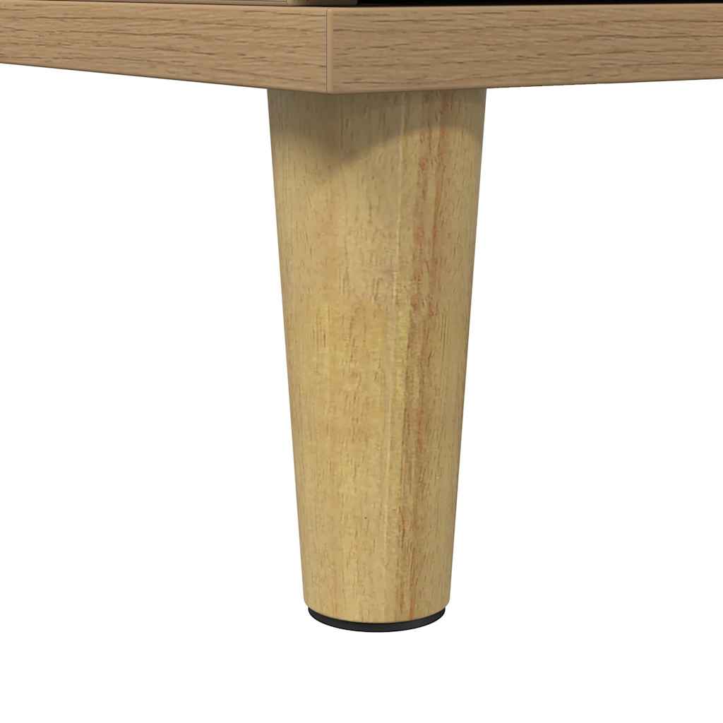 Dulap de baie, stejar artizanal, 30x30x190 cm, lemn prelucrat