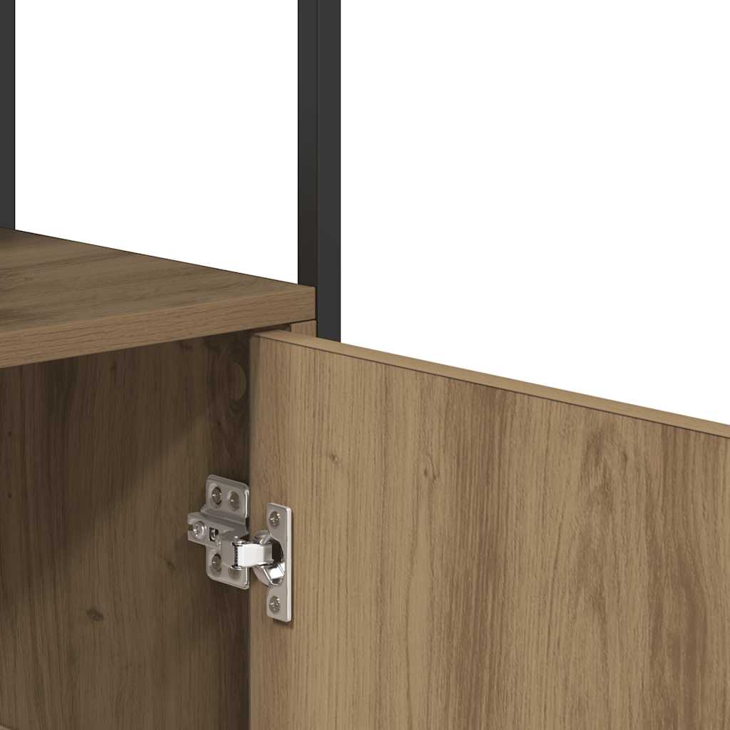 Servantă, stejar artizanal, 70x30x80 cm, lemn prelucrat