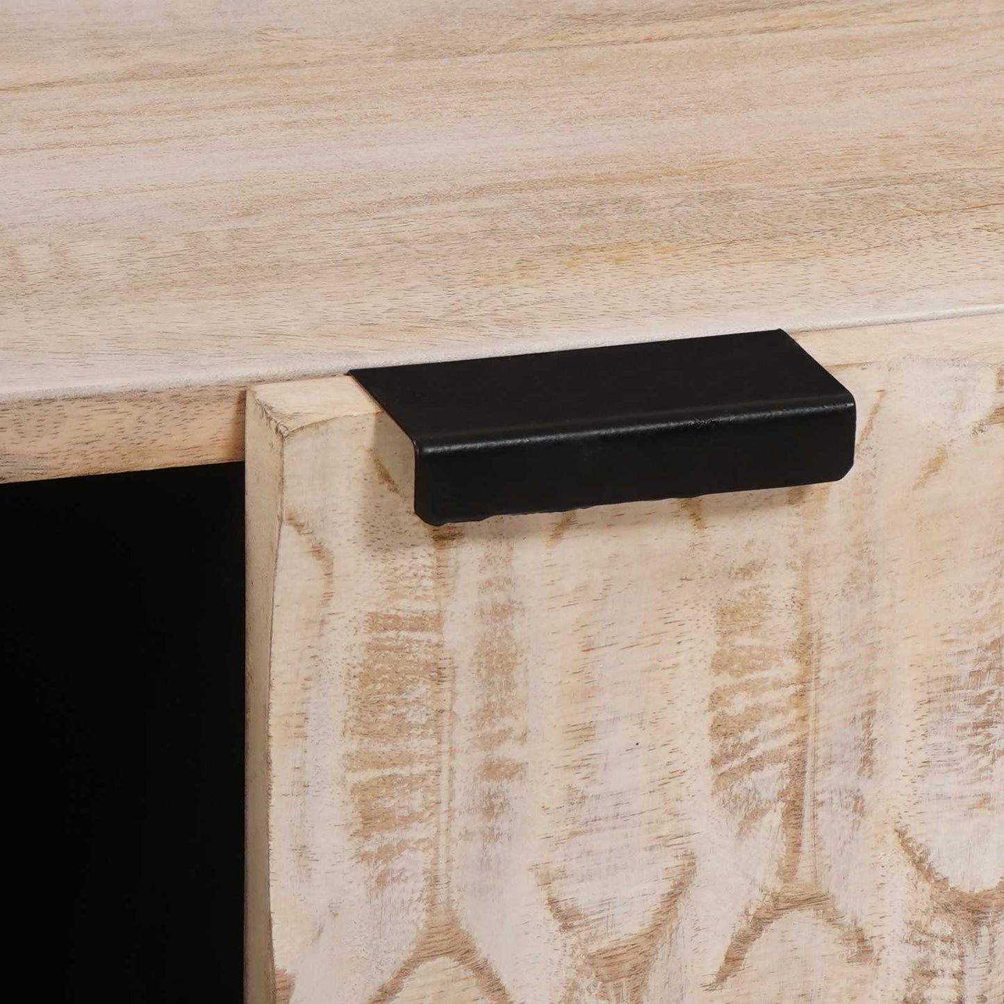 Masă de cafea Alb 100 x 54 x 40 cm Lemn de mango solid