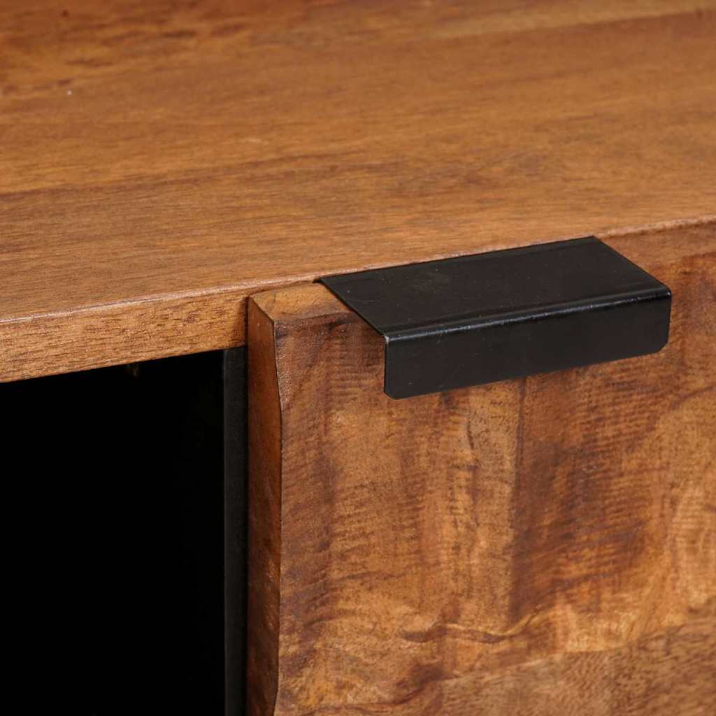 Masă de cafea Maro 80 x 50 x 40 cm Lemn de mango solid