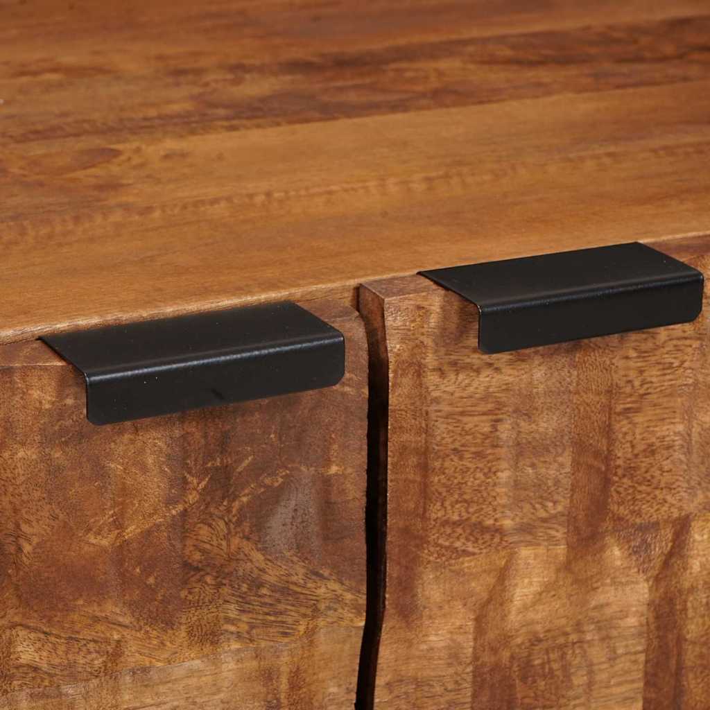 Masă de cafea Maro 80 x 50 x 40 cm Lemn de mango solid