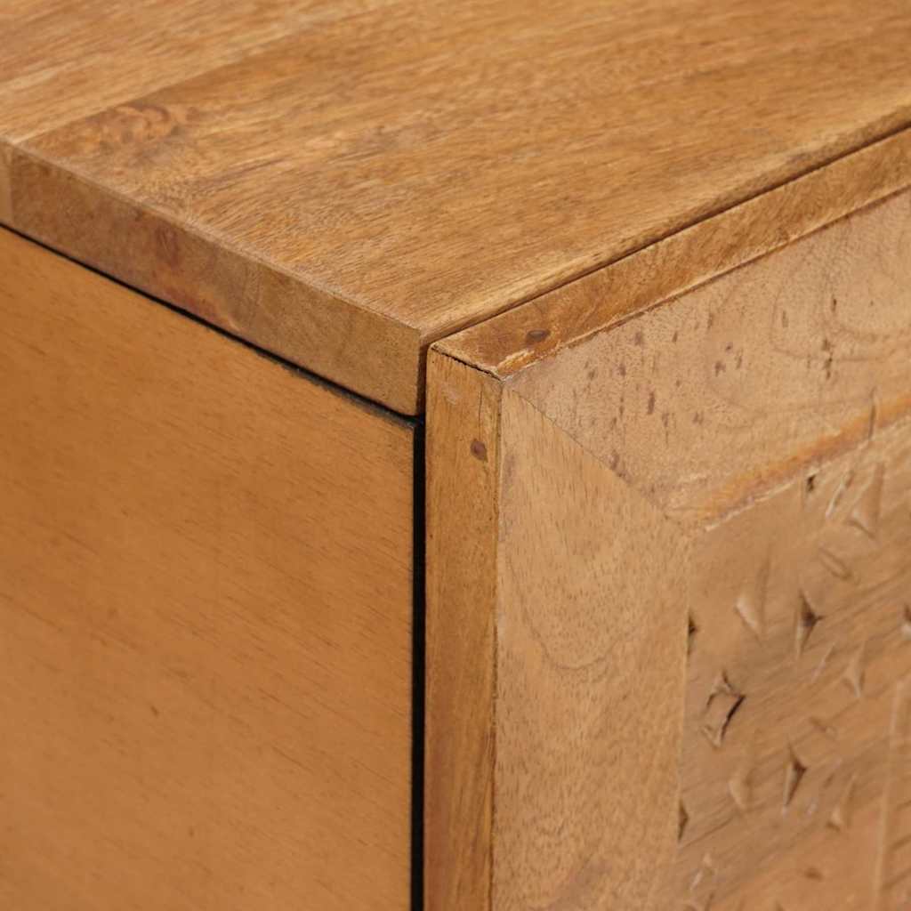 Masă de cafea Maro deschis 80 x 50 x 40 cm Lemn masiv de acacia