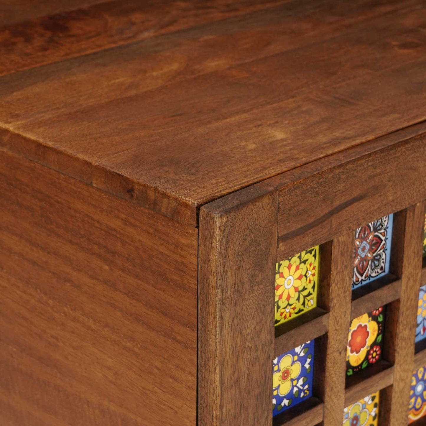 Masă de cafea Maro 80 x 50 x 40 cm Lemn de mango solid