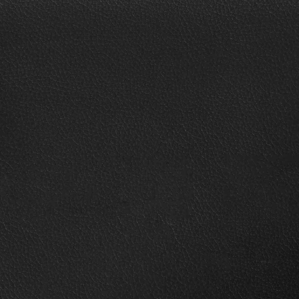 Canapea loveseat neagră 110 cm piele artificială