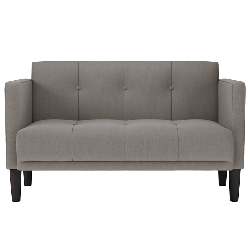 Canapea loveseat, taupe, 111 cm, textil