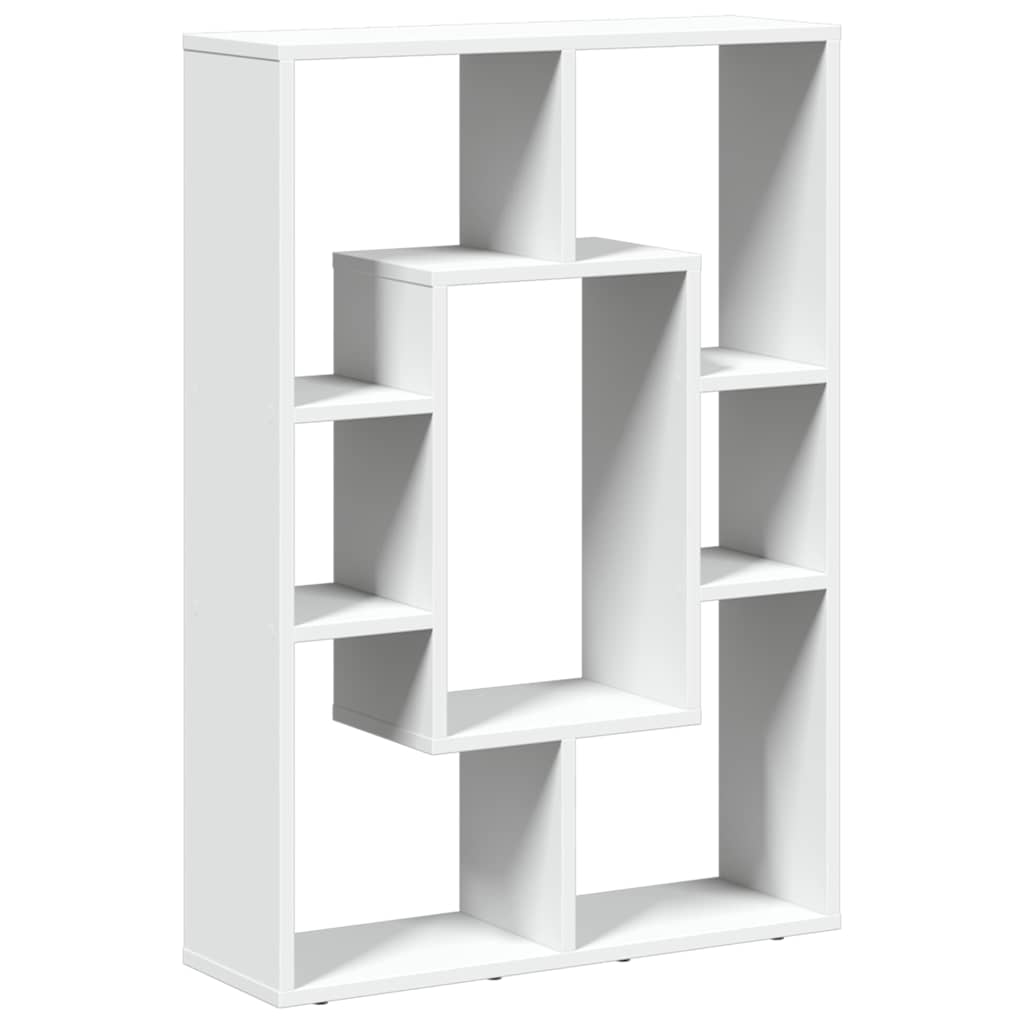 Bibliotecă albă 63x20x90 cm, lemn stratificat