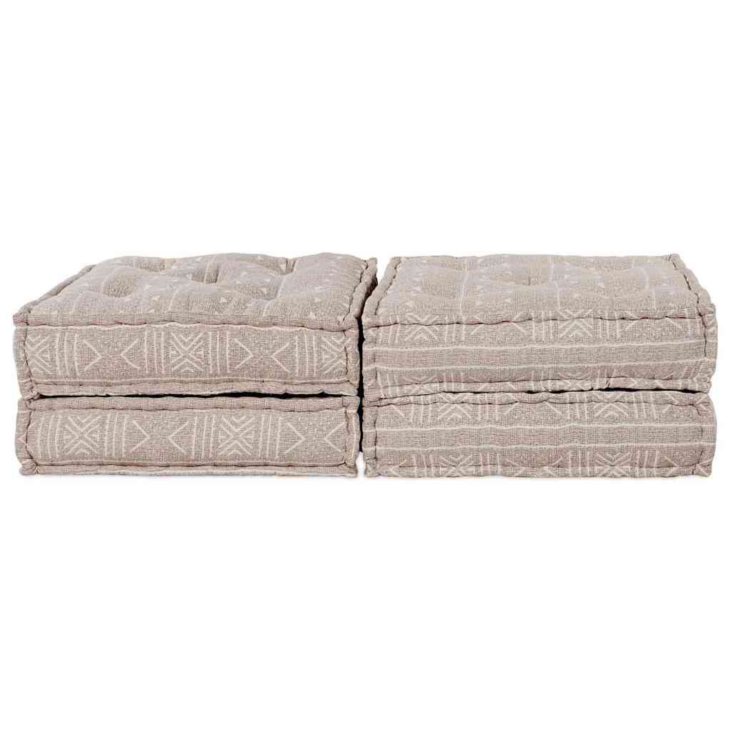Canapea modulară 2 pcs Maro deschis 140 x 70 x 36 cm țesătură