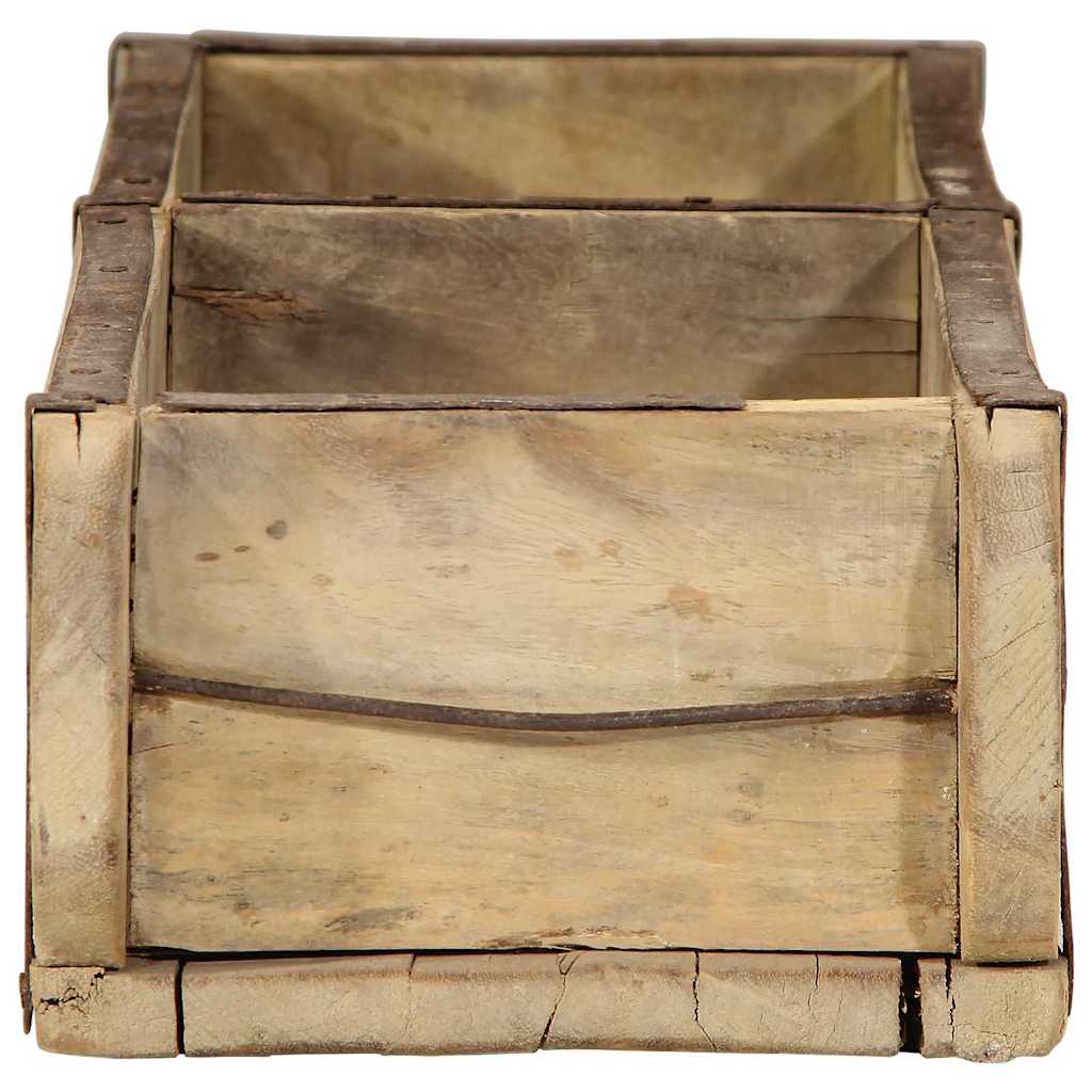 Tavă 4 pcs Maro 57 x 15 x 9 cm Lemn recuperat masiv