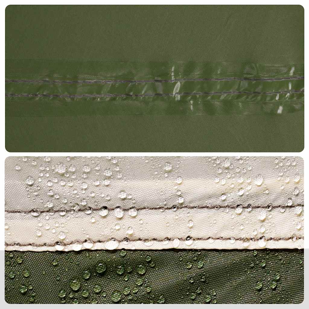 Cort de pescuit 5 persoane, verde măsliniu, impermeabil