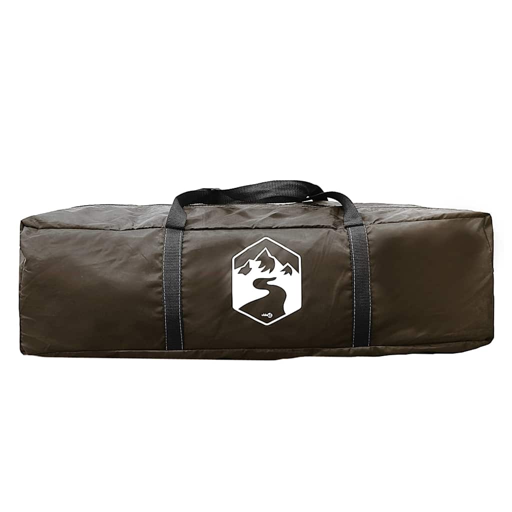 Cort de pescuit pentru 5 persoane, maro, impermeabil