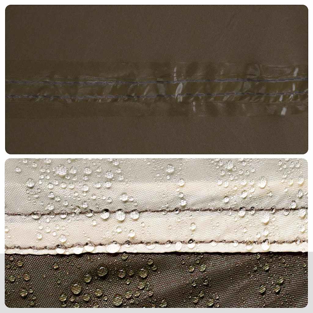 Cort de pescuit pentru 5 persoane, maro, impermeabil