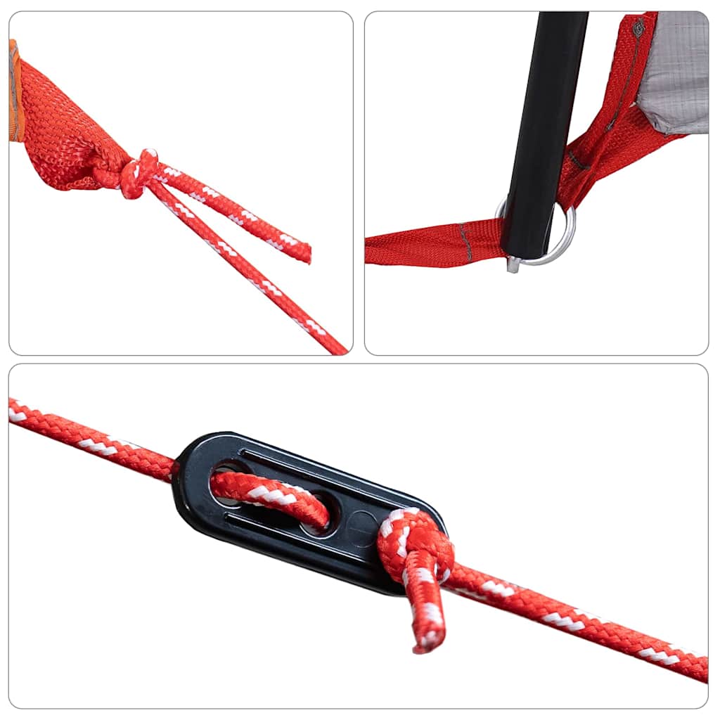 Cort de Familie cu acoperiș Verde și bej 622 x 295 x 238 cm