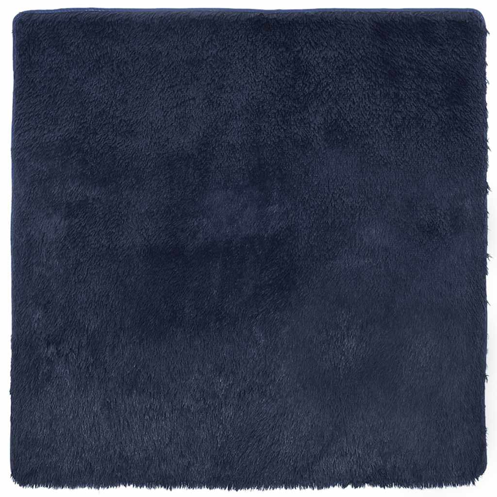 Covor shaggy cu pom înalt, NAVARRA, bleumarin, 240x240 cm