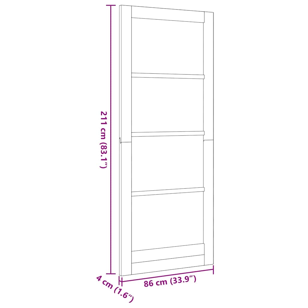 Ușă de interior ORKDAL Maro 86 x 211 cm placaj