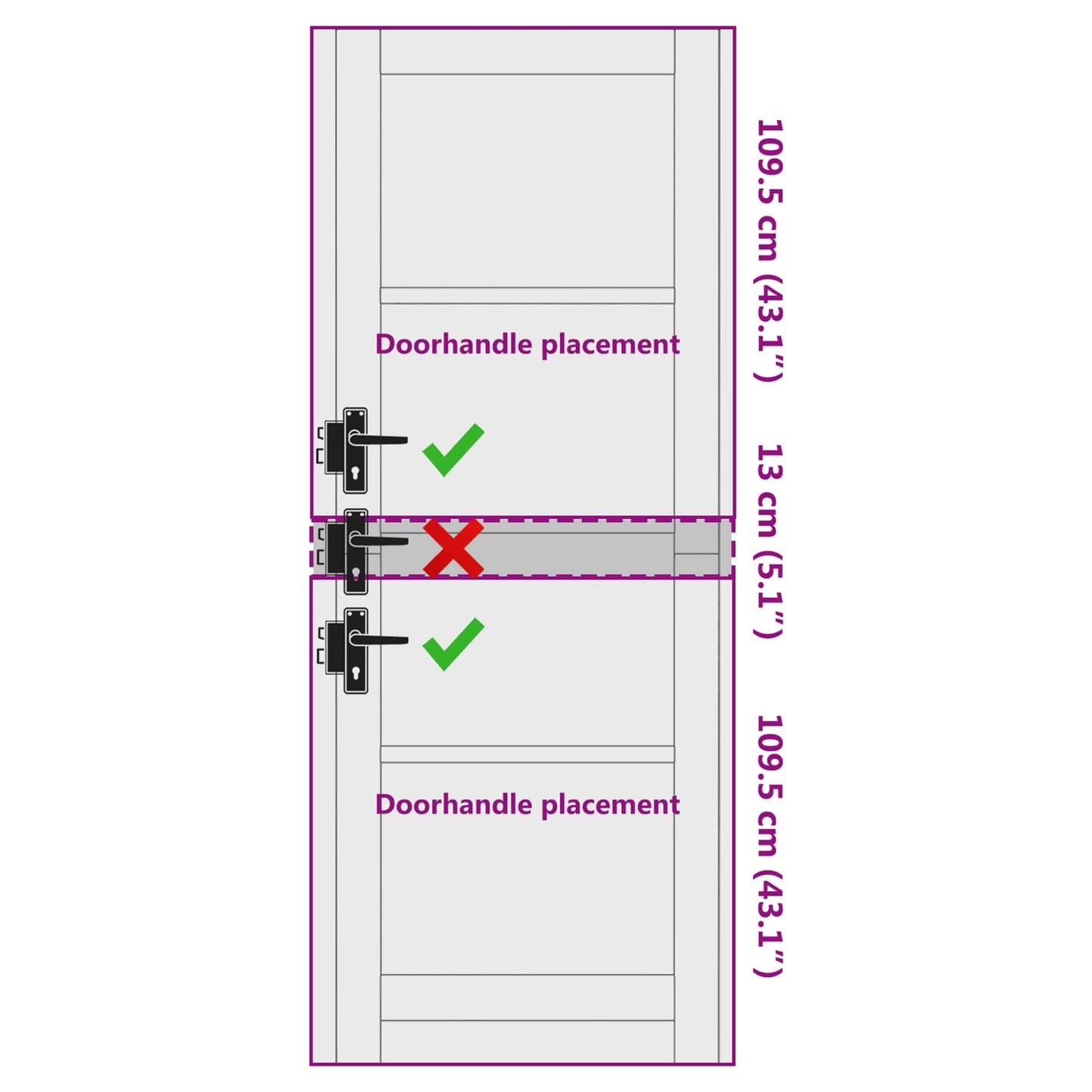 Ușă de interior ORKDAL Maro 78 x 232 cm