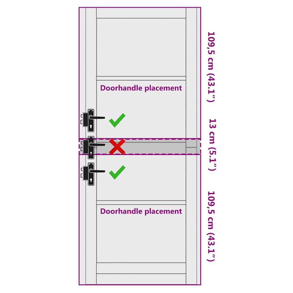 Ușă de interior ORKDAL Maro 83 x 232 cm